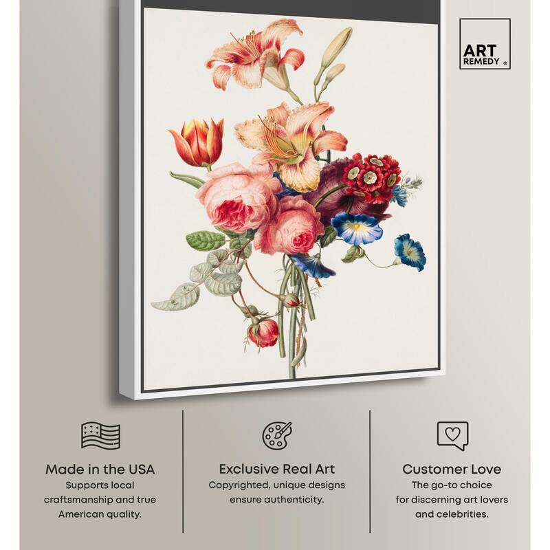 Bouquet 1820 Canvas by Art Remedy