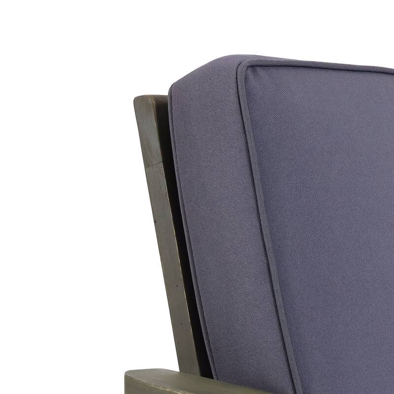 Willowbrook Acacia Wood Outdoor Club Chair by Christopher Knight Home