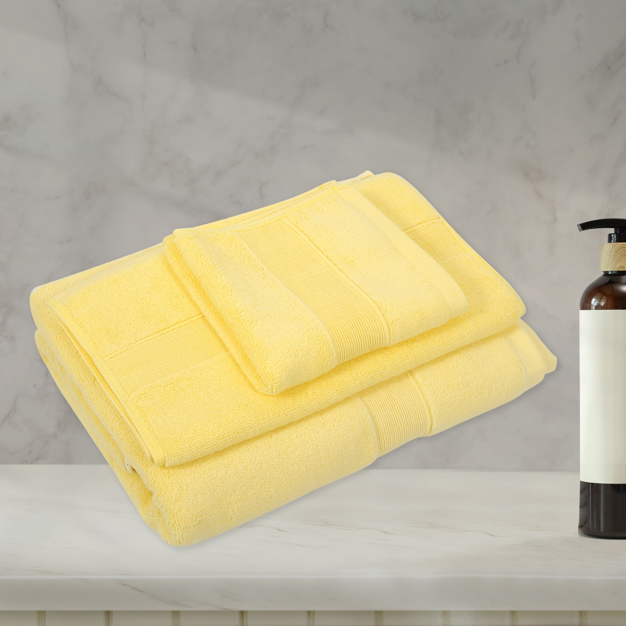 3 Pcs Cotton Bath Towel, Plain Soft Absorbent Cotton Bath Towel, 27.56