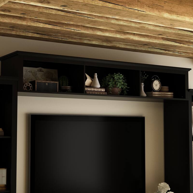 Living Room Set with TV Stand and Two Bookcases Doors 102"/68.1"W