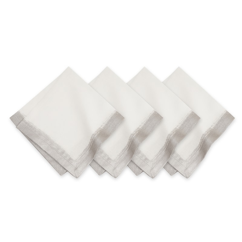 Villeroy and Boch Metallic Brushstroke Napkins (Set of 4) - 21" w x 21" l