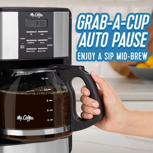 Mr. Coffee - Coffee Maker - 12 cups - Black
