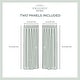 preview thumbnail 7 of 14, ATI Home Miami Tab Top Window Curtain Panel Pair