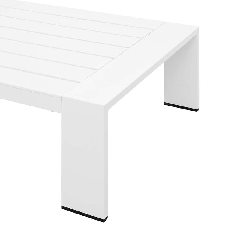 Tahoe Outdoor Aluminum 4-piece Conversation Set with Coffee Table