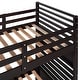 preview thumbnail 38 of 58, Elegant Twin over Twin Wood Bunk Bed with Built-in Ladder and 2 Drawers, Maximized Space, Solid Construction