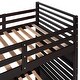 preview thumbnail 24 of 25, Twin Over Twin Bunk Bed with Two Storage Drawers, Solid Wood Detachable Bunkbeds Frame Converted into 2 Bedframe for Kids Teens