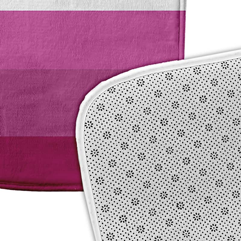 Pride Plush Microfiber Bathmat