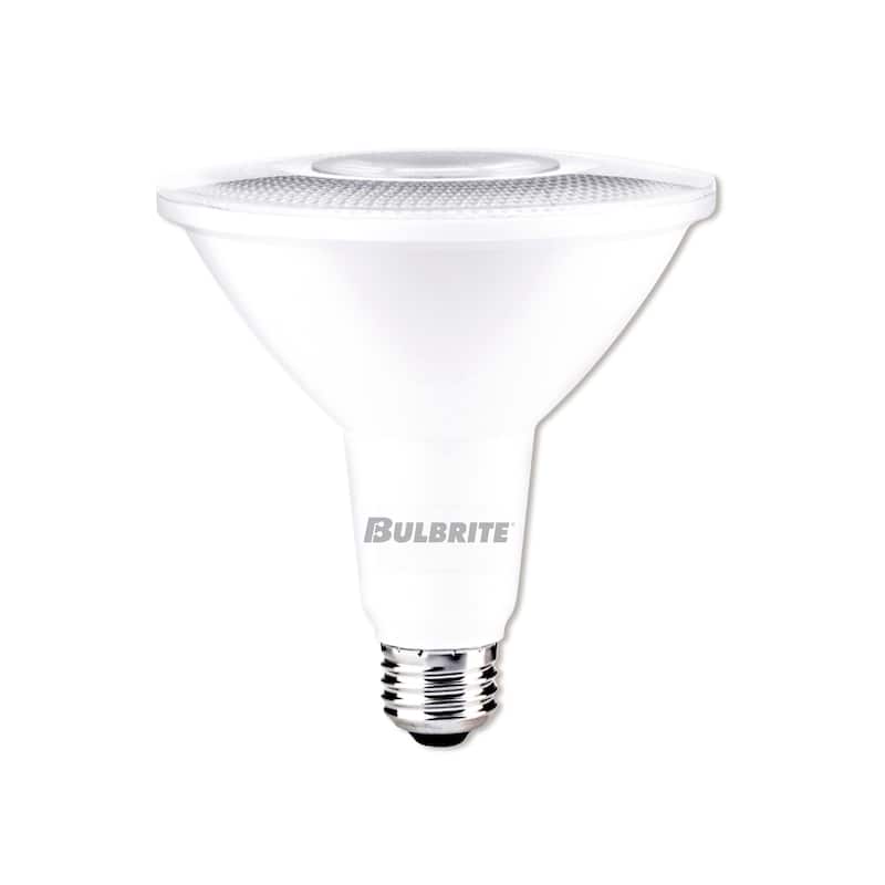 Bulbrite Pack of (4) 15 Watt Dimmable Flood PAR38 Medium (E26) LED Light Bulb - Cool White Light - Cool White Light