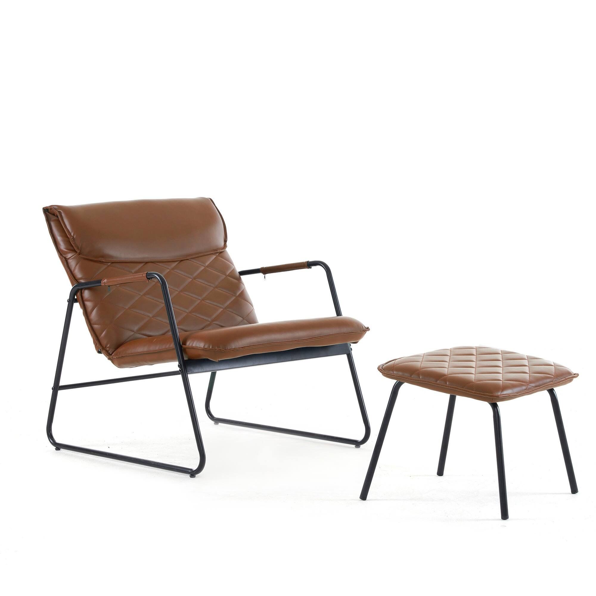 Faux Leather Accent Chair for Living Room Chairs,Accent Chair with