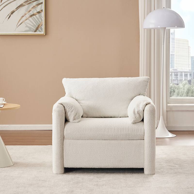 GDFStudio - Chloe Comfy Chenille Sofa Couch - Modern Upholstered Sofa Set