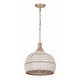 preview thumbnail 10 of 9, Crystorama Lighting Group ZAN-9003 Zanzibar 3 Light 14" Wide Pendant