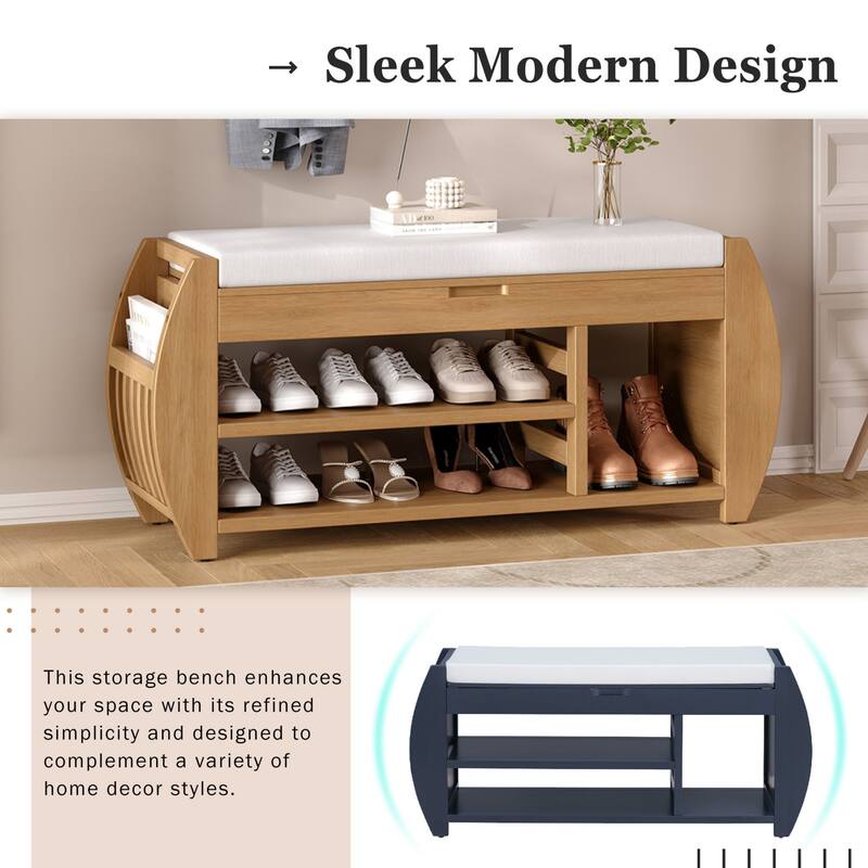 Vintage Multifunctional Storage Bench
