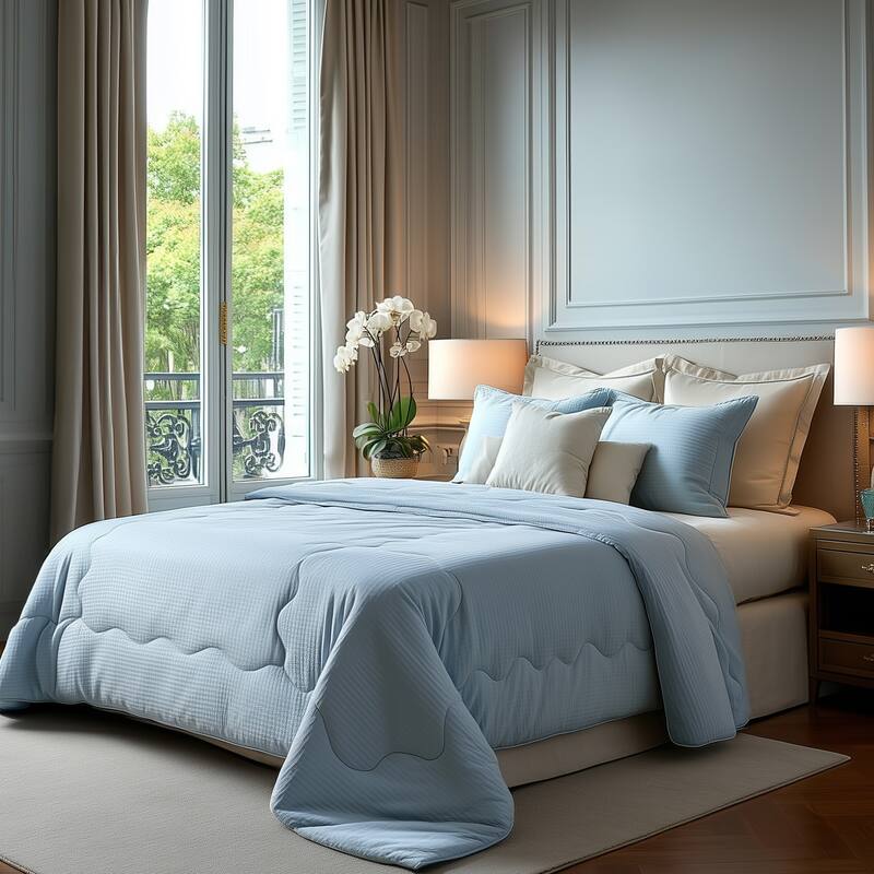Deconovo PCM Cooling Comforter Textured Blanket 1 PC