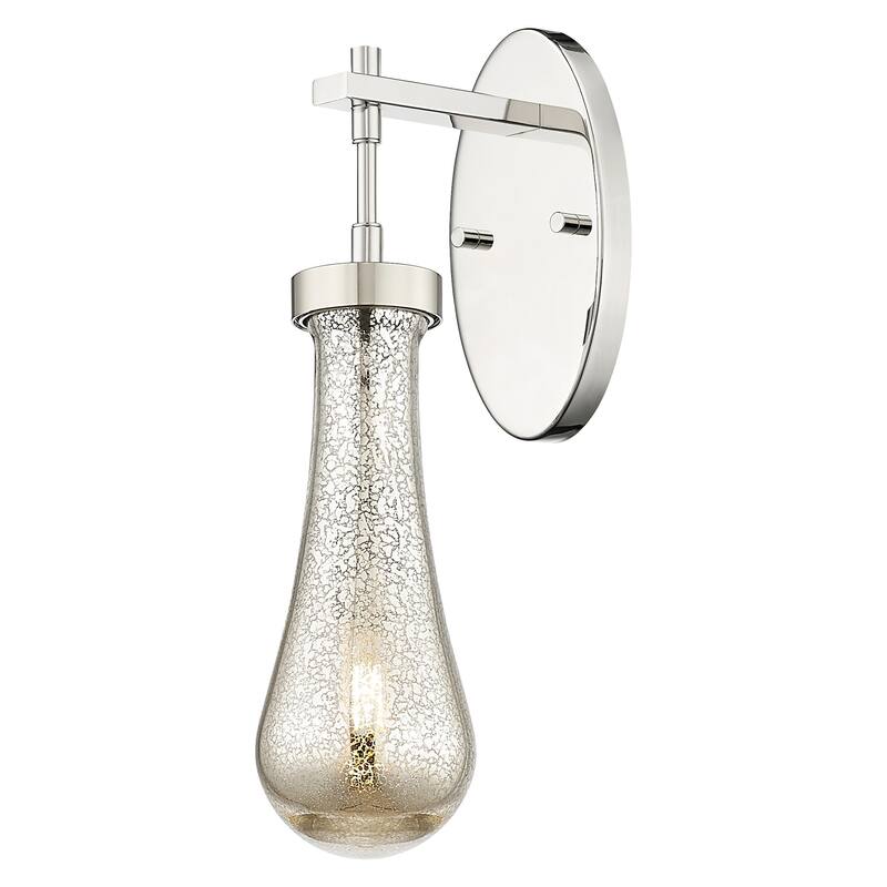 Innovations Lighting 451-1W-G451-4ME Owego 16" Tall Bathroom Sconce - Polished Nickel