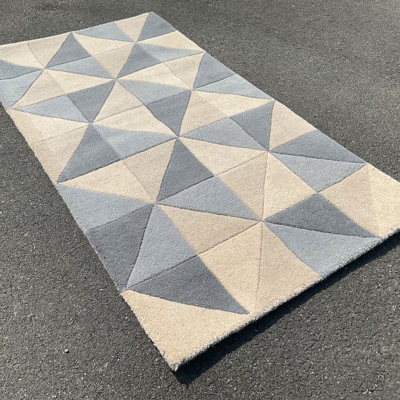 HERAT ORIENTAL Hand-tufted Geometric Panel Design Wool Rug Collection