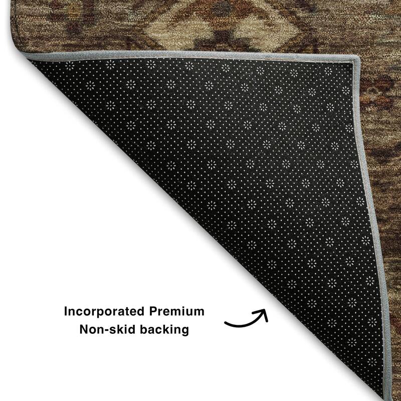 Premium Washable Super Soft Traditional Karachi Mayfield Rug