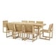 preview thumbnail 6 of 22, mopio Bruno Outdoor Dining Set 8 Seater: Table + Extensions, 8 Chairs | 9 Piece