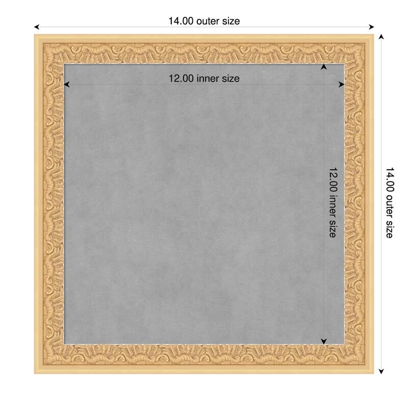 Amanti Art Bethany Black Framed - 14 x 14 in - Bethany Gold