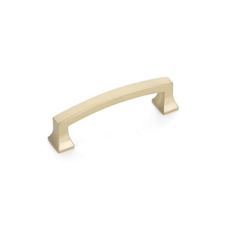 Schaub and Company Menlo Park 3-1/2" Center to Center Arch Cabinet - Signature Satin Brass
