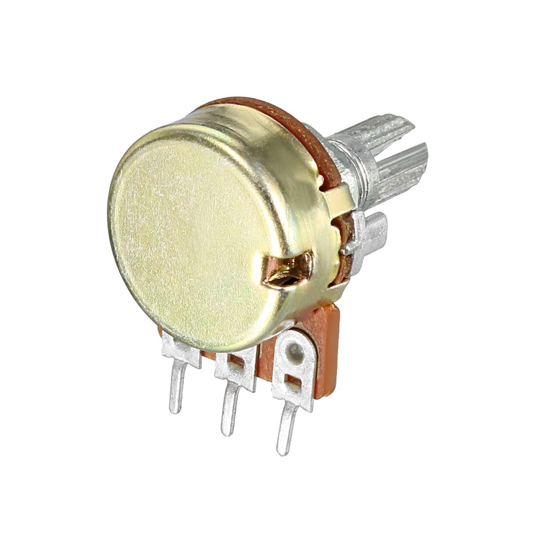WH138 B500K Ohm Variable Resistors Single Rotary Carbon Film Potentiometer 5pcs