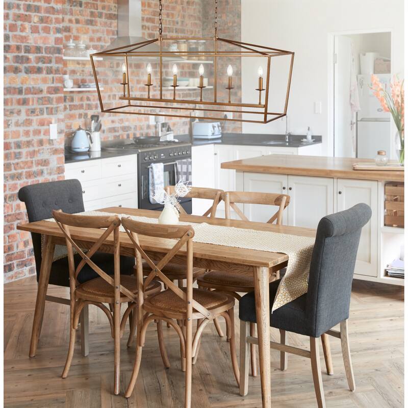 Marion Lantern Metal LED Pendant, by JONATHAN Y