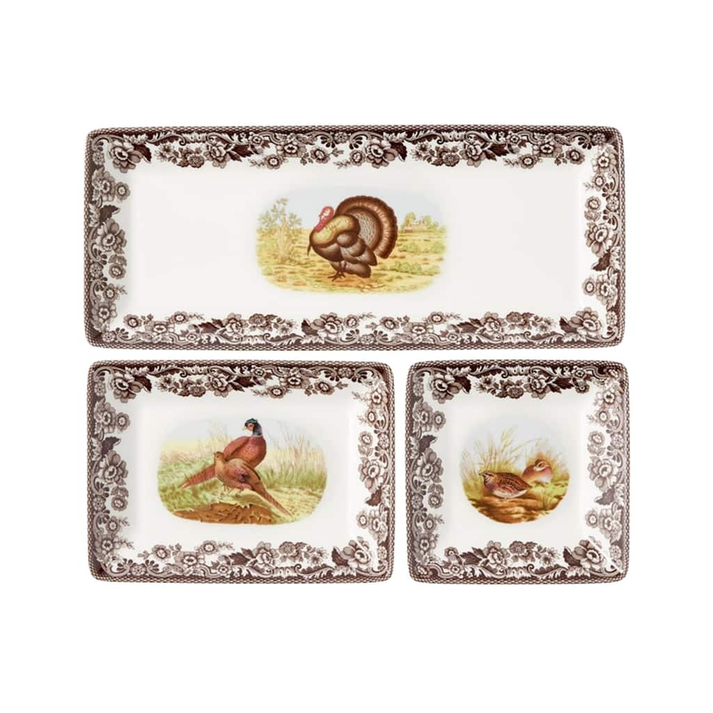 Spode Woodland 3 Piece Traditional Nesting Trays