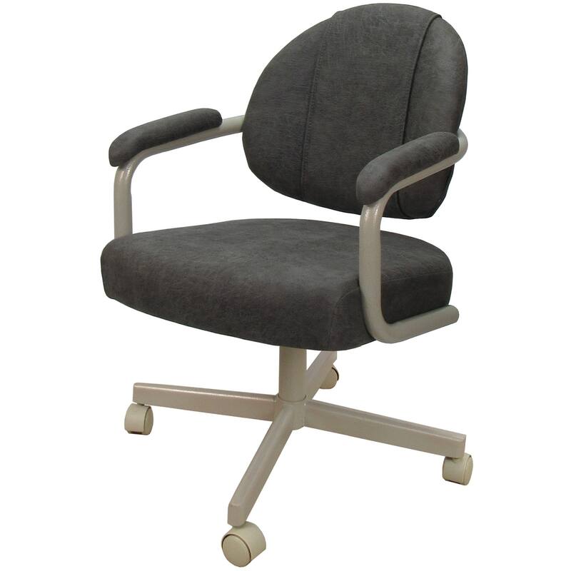 Swivel Tilt Kitchen Chair with Wheels M-70 Casters - N/A - Northwest Elk - Beige