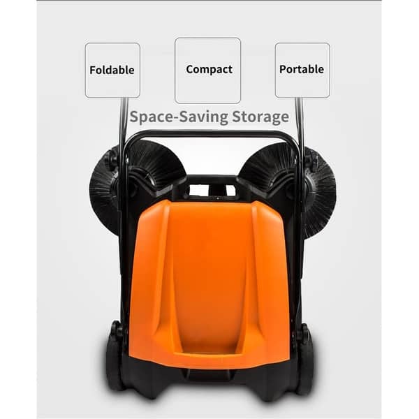 Cordless WalkBehind Manual Push Floor Sweeper Bed Bath & Beyond