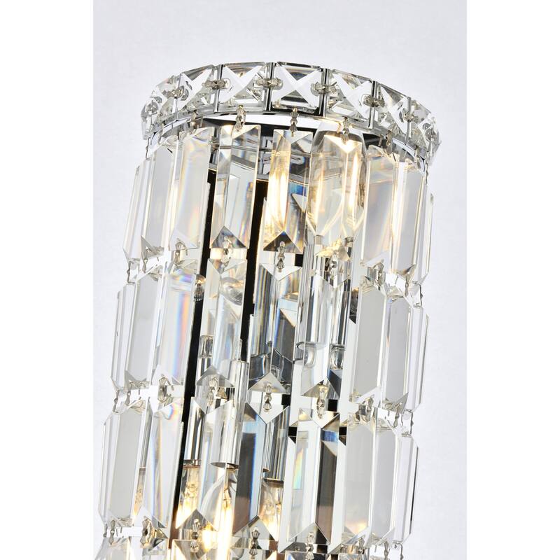 Elegant Lighting V2030W6/RC Maxime 2 Light 12" Tall Wall Sconce with
