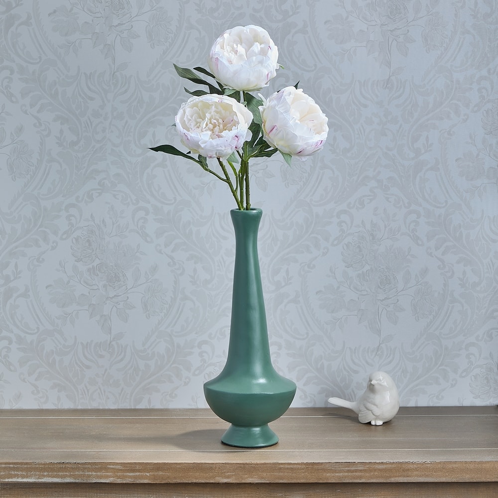 21" Lovely Peony Stem Set of 3