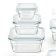 preview thumbnail 7 of 11, Glasslock Oven and Microwave Safe Glass Food Storage Containers 28 Piece Set