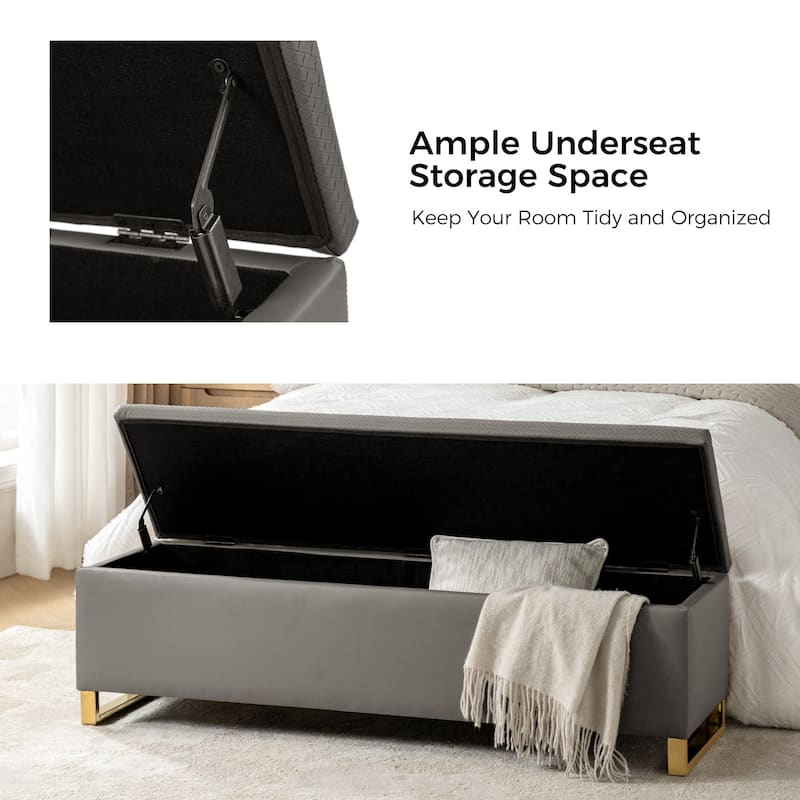 Rebeca Modern Storage Bench with Ottomans by HULALA HOME