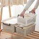 preview thumbnail 2 of 5, HANAMYA Stackable Storage Basket Organizer with Handle | Storage Bin, Set of 4