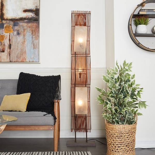 Wavy floor lamp top