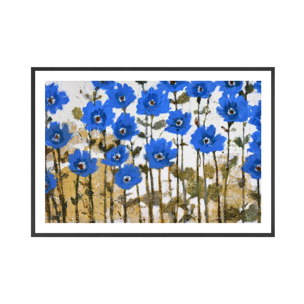 Spring Sapphires Framed Print Wall Art by Norman Wyatt Jr.