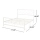 preview thumbnail 10 of 18, Francoise Modern Iron King Bed by Christopher Knight Home