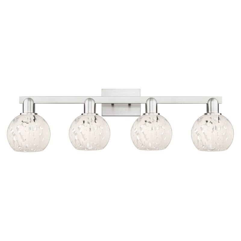 Innovations Lighting 716-4W-10-33 White Mouchette Vanity White