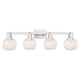 Option Brushed Satin Nickel / White Mouchette