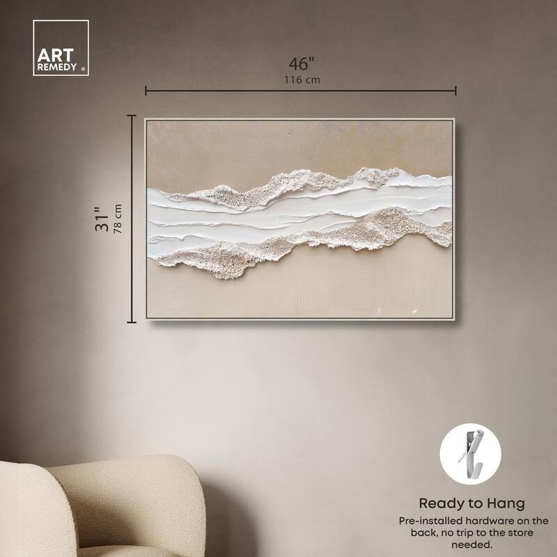 Textured Sea I Canvas by Art Remedy