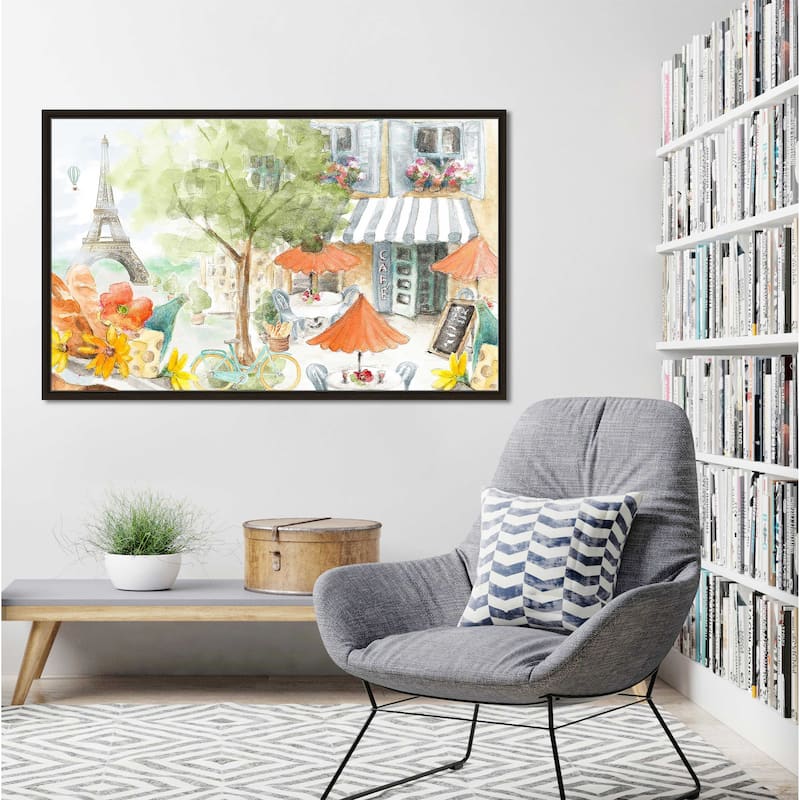 "Parisian Life" Print on Floating Canvas