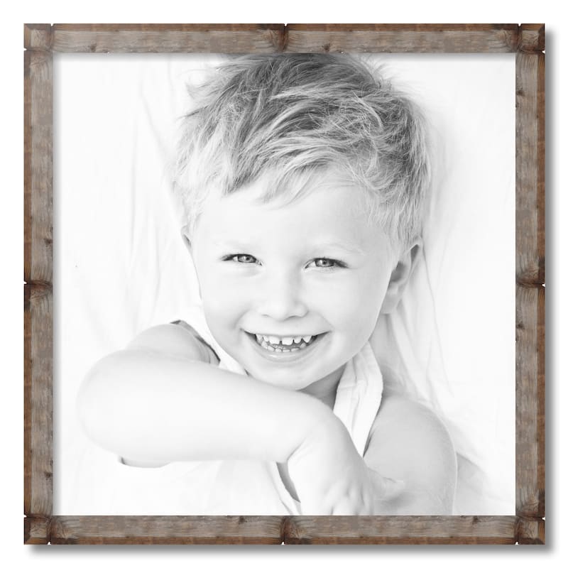 ArtToFrames Bosswood Rustic 24x24 Inch Picture Frame, 1.63 Inch Wood Poster Frame Available in Multiple Colors (SM-SC-24x24)