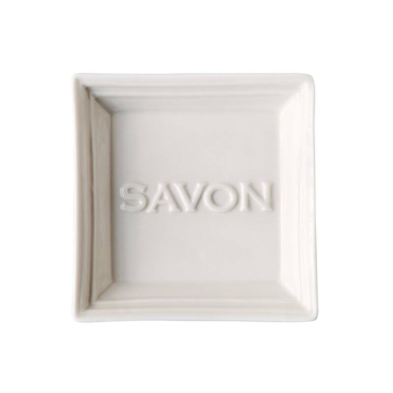 Savon Soap Dish - White - Soap Dish - White