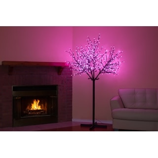 Floral Lights - Outdoor Cherry Blossom Tree 600 Pink LED | Overstock.com Shopping - The Best Deals on Christmas Lights | 37833068