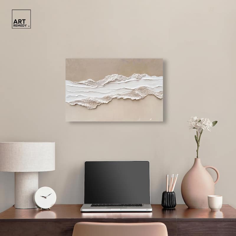 Textured Sea I Canvas by Art Remedy, Gallery Wrapped