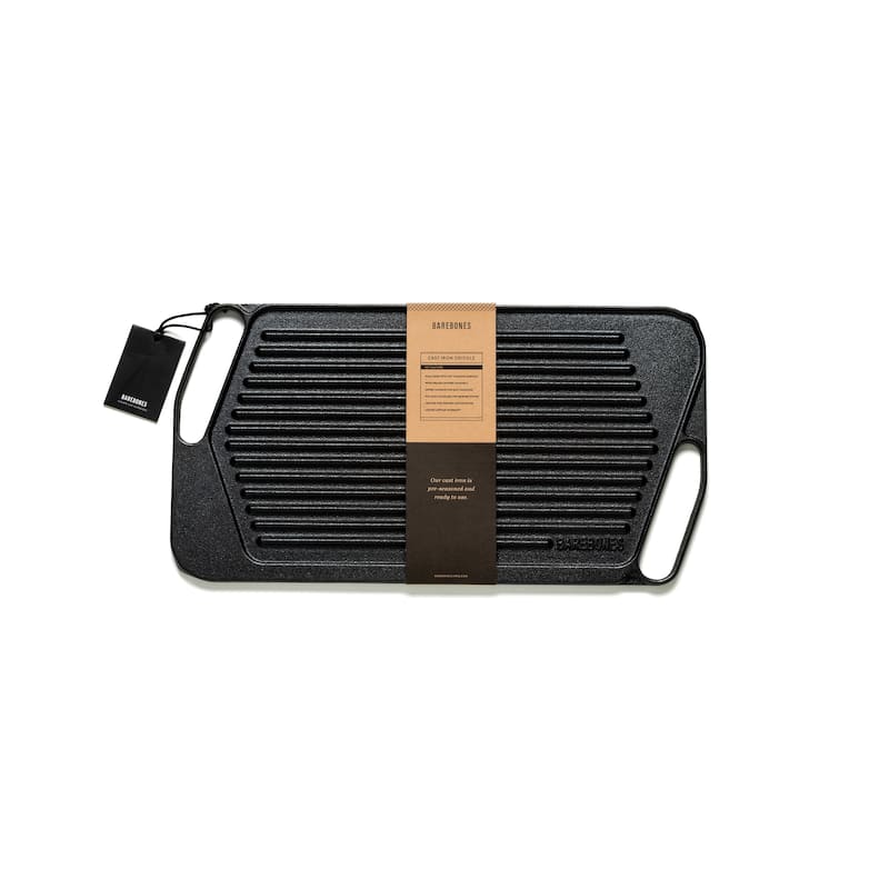 Barebones Cast Iron Griddle - 21 x 11 inches - 21 x 11 inches