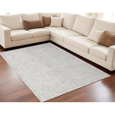 Cuqo Hand Tufted Modern Area Rug By HomeRoots