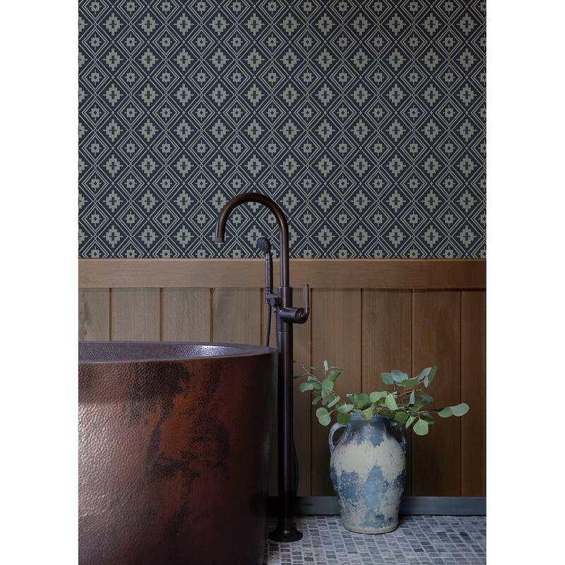 Camp Blanket Dark Blue Wallpaper