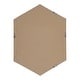 preview thumbnail 92 of 90, Kate and Laurel Rhodes Framed Mid-century Hexagonal Wall Mirror
