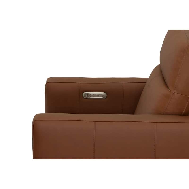 Broadway Leather Power Recliner with Power Headrest by Flexsteel