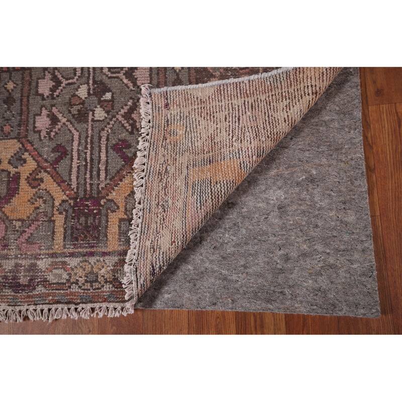 Distressed Bakhtiari Persian Runner Rug Handmade Wool Carpet - 3'5" x 10'0"